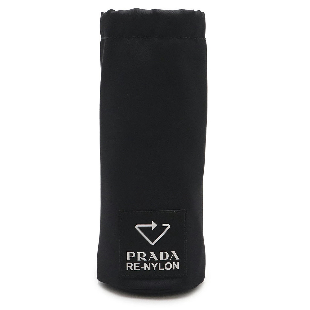 Prada Re Pouch Clutch Case Drawstring NERO Black